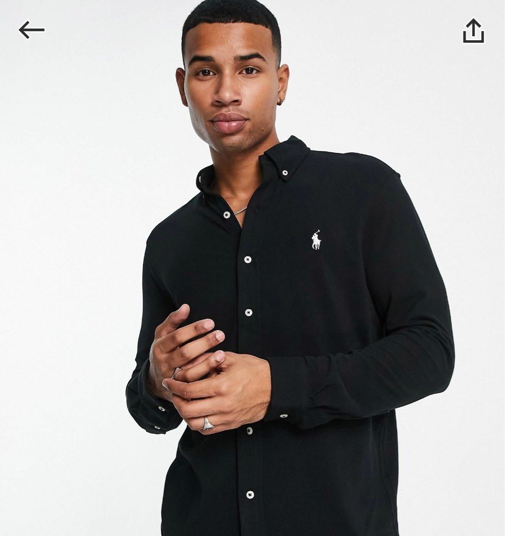 Polo Ralph Lauren - Garment Dyed Oxford Shirt, Men's Fashion, Tops & Sets,  Tshirts & Polo Shirts on Carousell