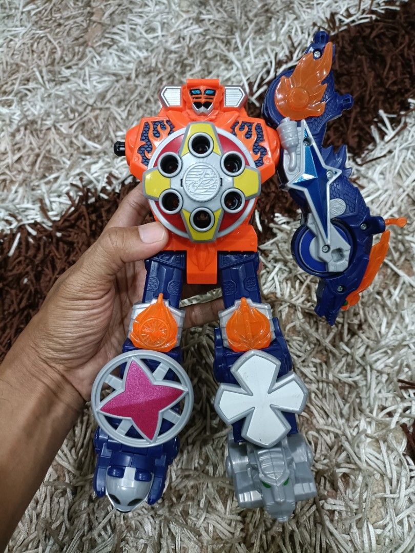 Power rangers super ninja steel blaze megazord toy shop