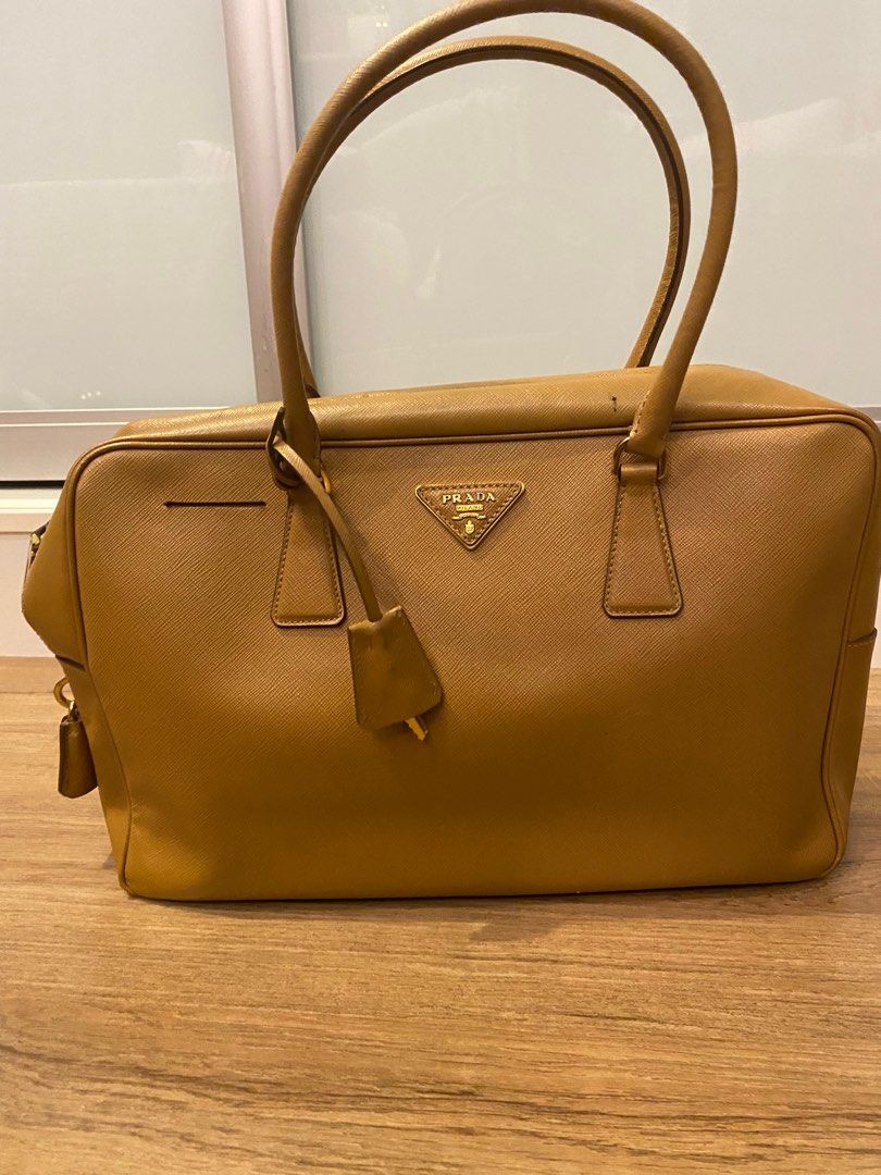 Prada caramel bag sales