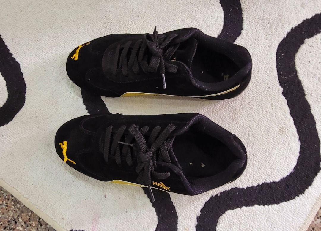 Puma roma black new arrivals and gold