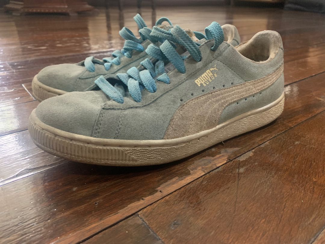 Puma Suede (Category: Sneakers) located in Quezon City. Submitted by hellogoodbri (Listing ID 1213978000, Image 3). Description: - In good condition; cosmetic flaws are noticeable due to age and use (pls. Refer to pics). Minor sole separation but still pretty much usable. - Size 7.5 mens - no box - RFS: decluttering - message for inquiries.