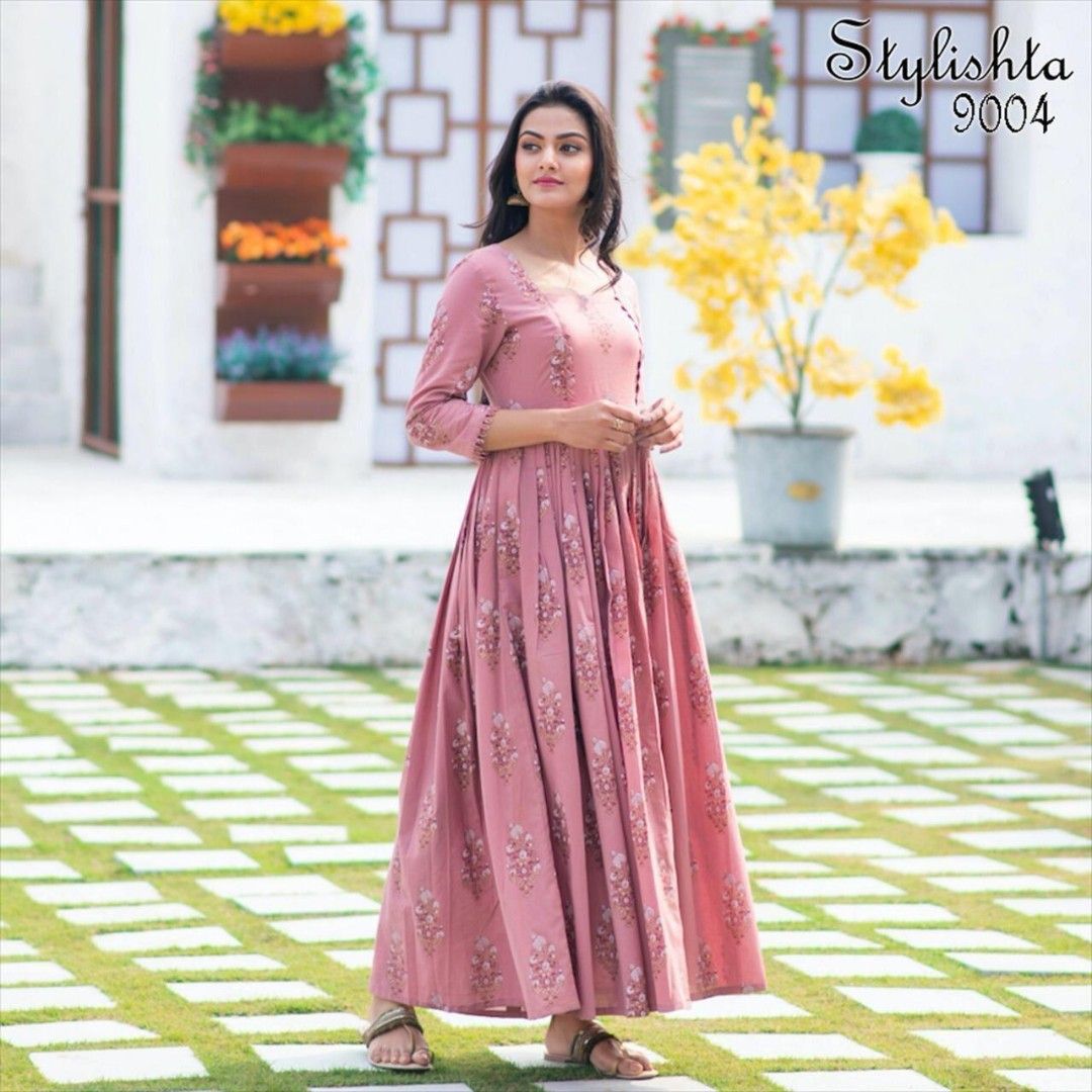 Maxi top anarkali dress