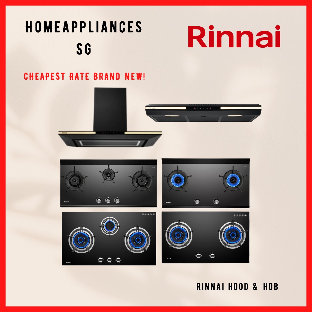RINNAI GAS HOB & HOOD AUTHORIZED DEALER BRAND NEW SEALED *READY