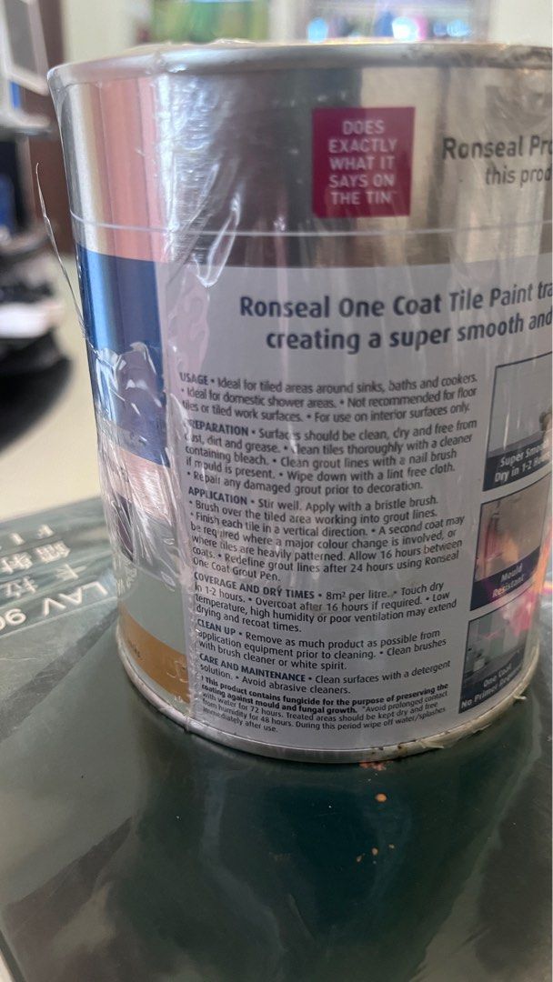 Ronseal one coat tile paint, Everything Else on Carousell