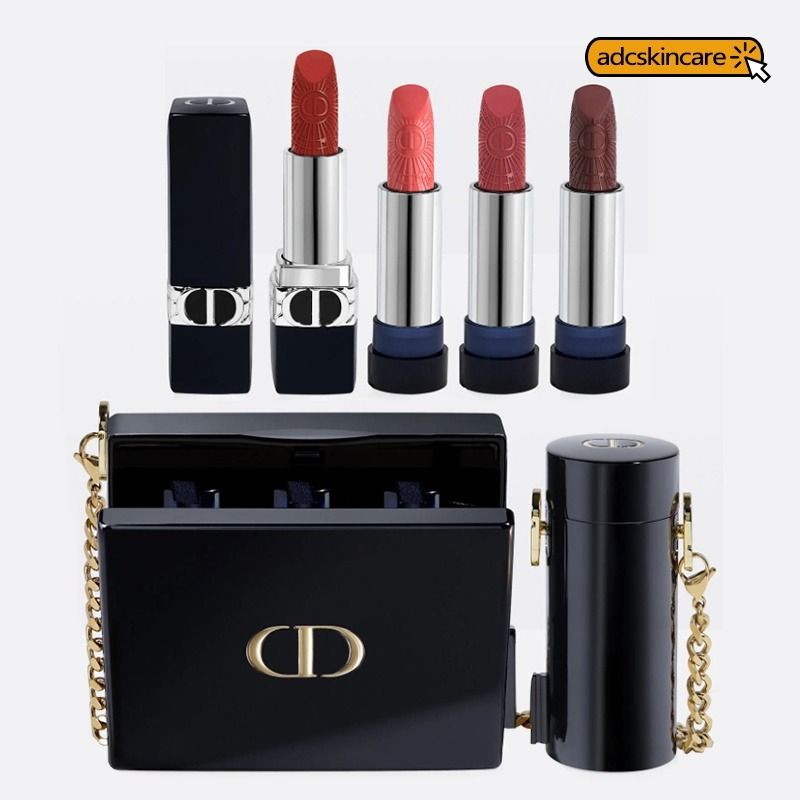 ROUGE DIOR MINAUDIERE Clutch and Lipstick Holder Set, Beauty