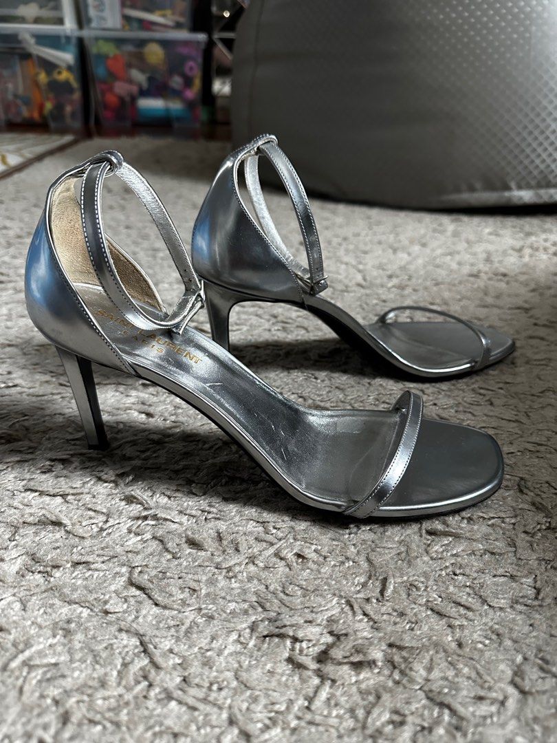 Ysl ankle hotsell strap heels