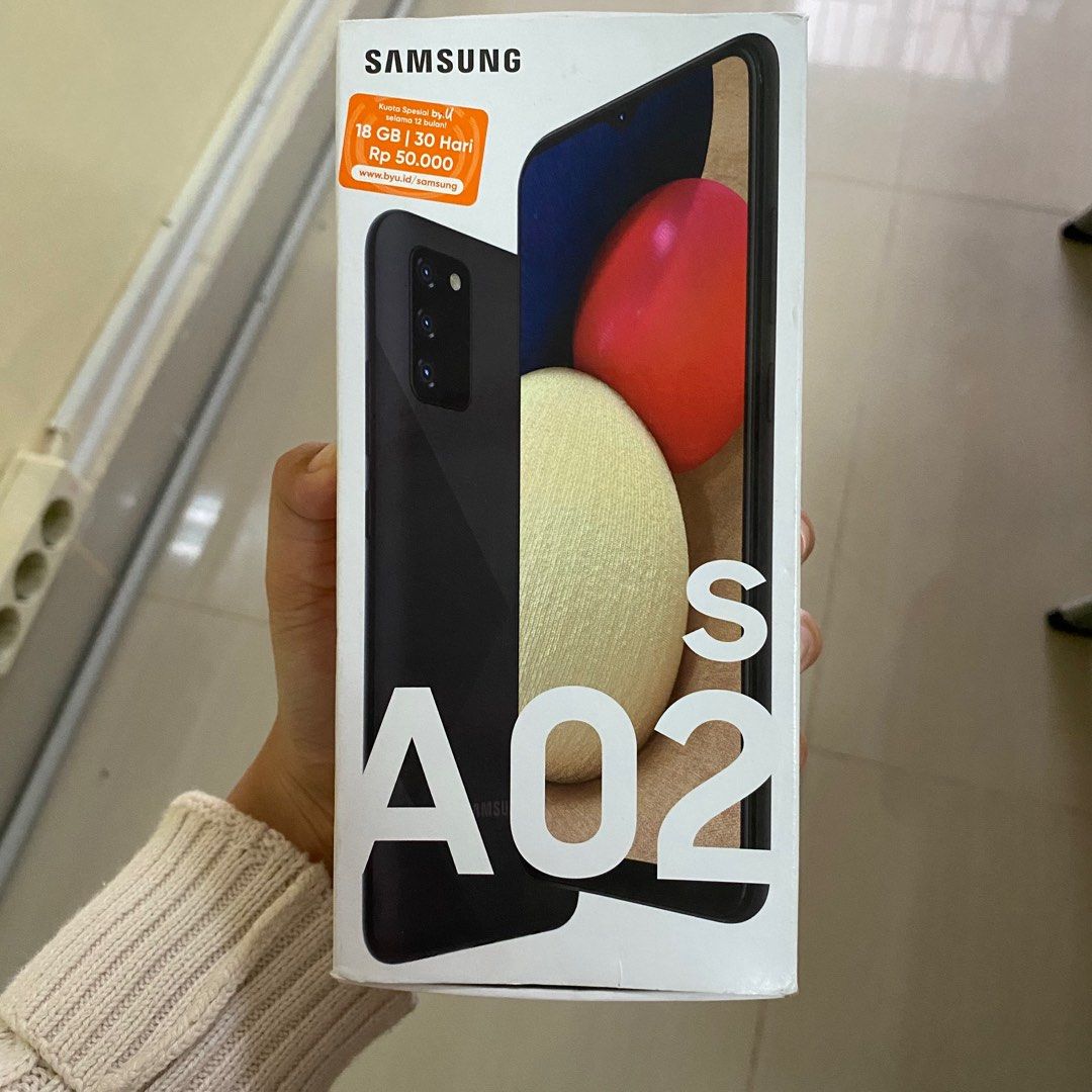 Samsung Galaxy A02S Second Full Set, Telepon Seluler & Tablet, Ponsel Android, Samsung di Carousell