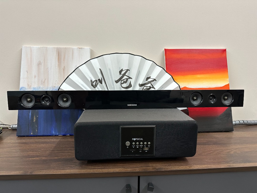 Samsung Soundbar(HWE450)+ 2subwoofers, Audio, Soundbars, Speakers