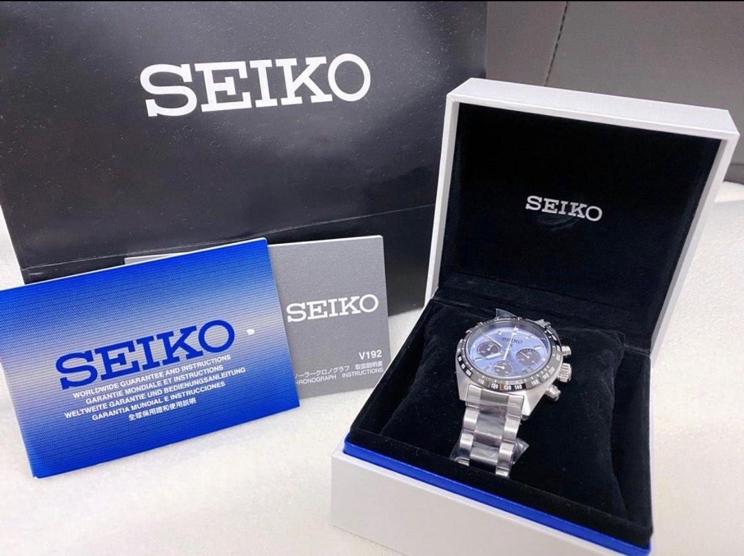 Seiko Prospex Ice Blue Panda Daytona Speedtimer Solar Chronograph SSC909P1  SSC909 SSC909P Crystal Trophy Watch (Limited Edition 10,000 Pieces), Men's  Fashion, Watches & Accessories, Watches on Carousell