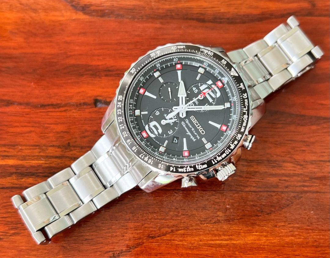 FSOT Seiko Sportura Aviator Chronograph SNAE95 in Excellent