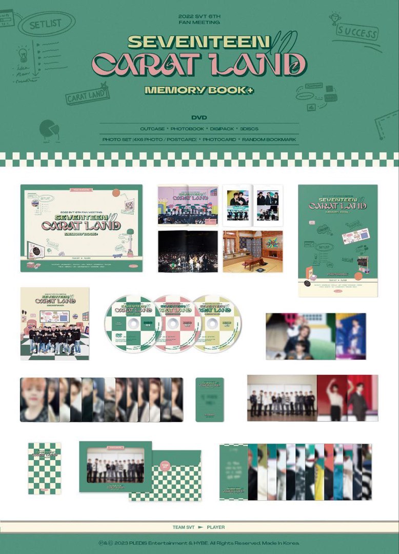 SEVENTEEN CARATLAND DVD SEVENTEEN CARAT LAND 2022 ケレン DVD