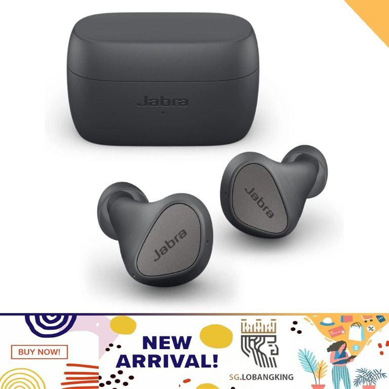 Jabra Elite 3 True Wireless Earbuds, Noise Cancelling, Dark Grey