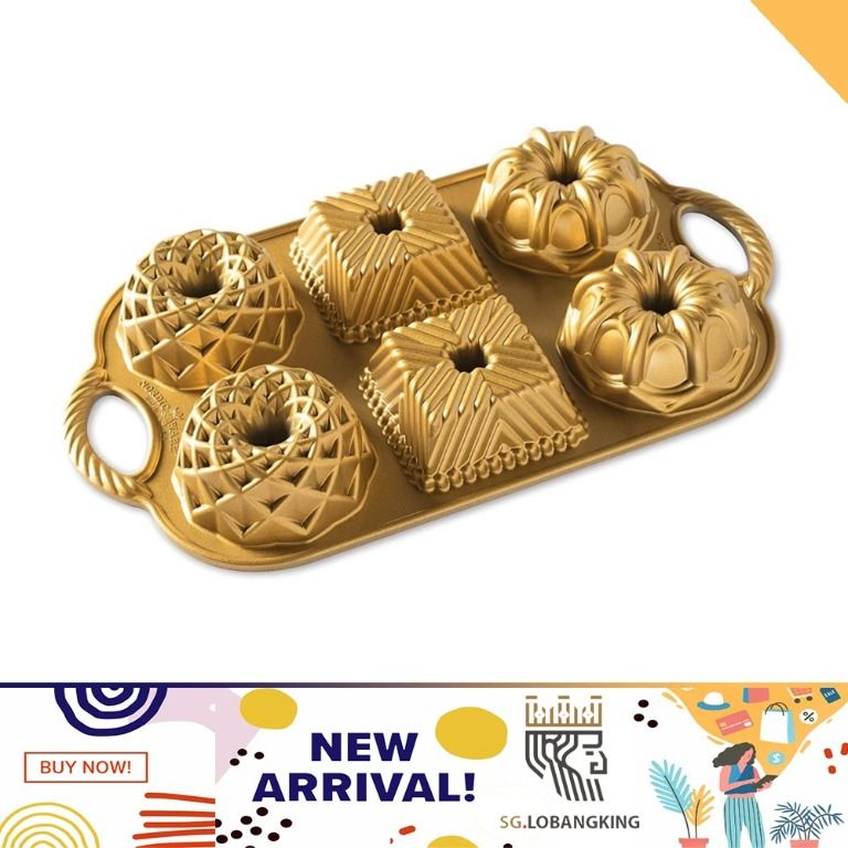 Nordic ware geo bundtlette pan store