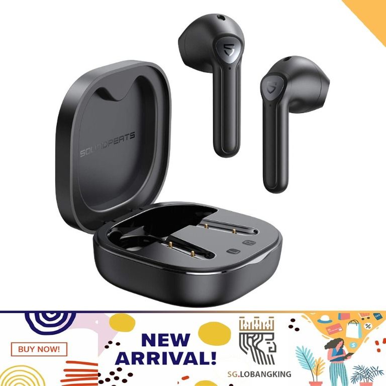 sg stock SoundPEATS TrueAir2 Wireless Earbuds Bluetooth V5.2