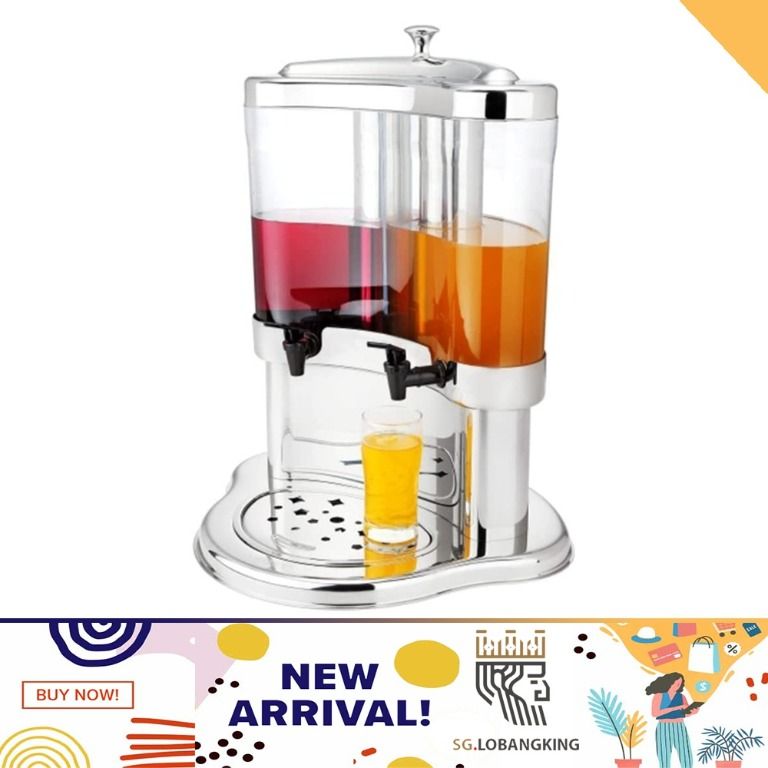 [sg stock] Sunnex Beverage Dispenser 5LHalf Moon Bay, Furniture & Home