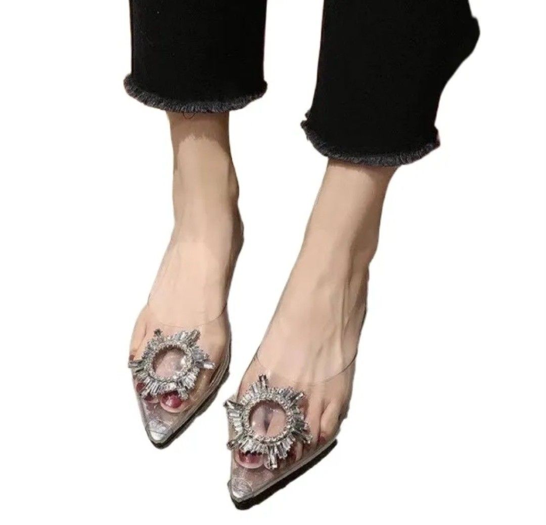 Wedding Shoes with 1 inch heels only Women s Fashion Footwear