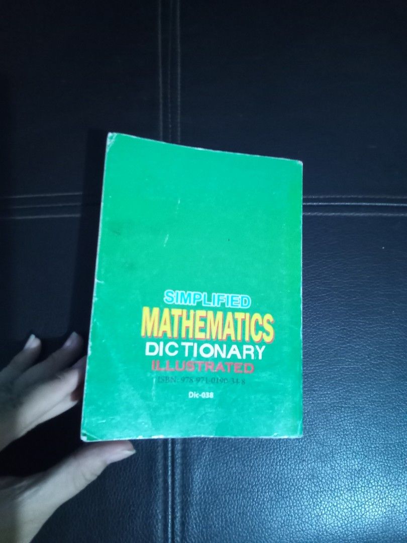 Simplified Mathematics Dictionary Illustrated Hobbies Toys Books 