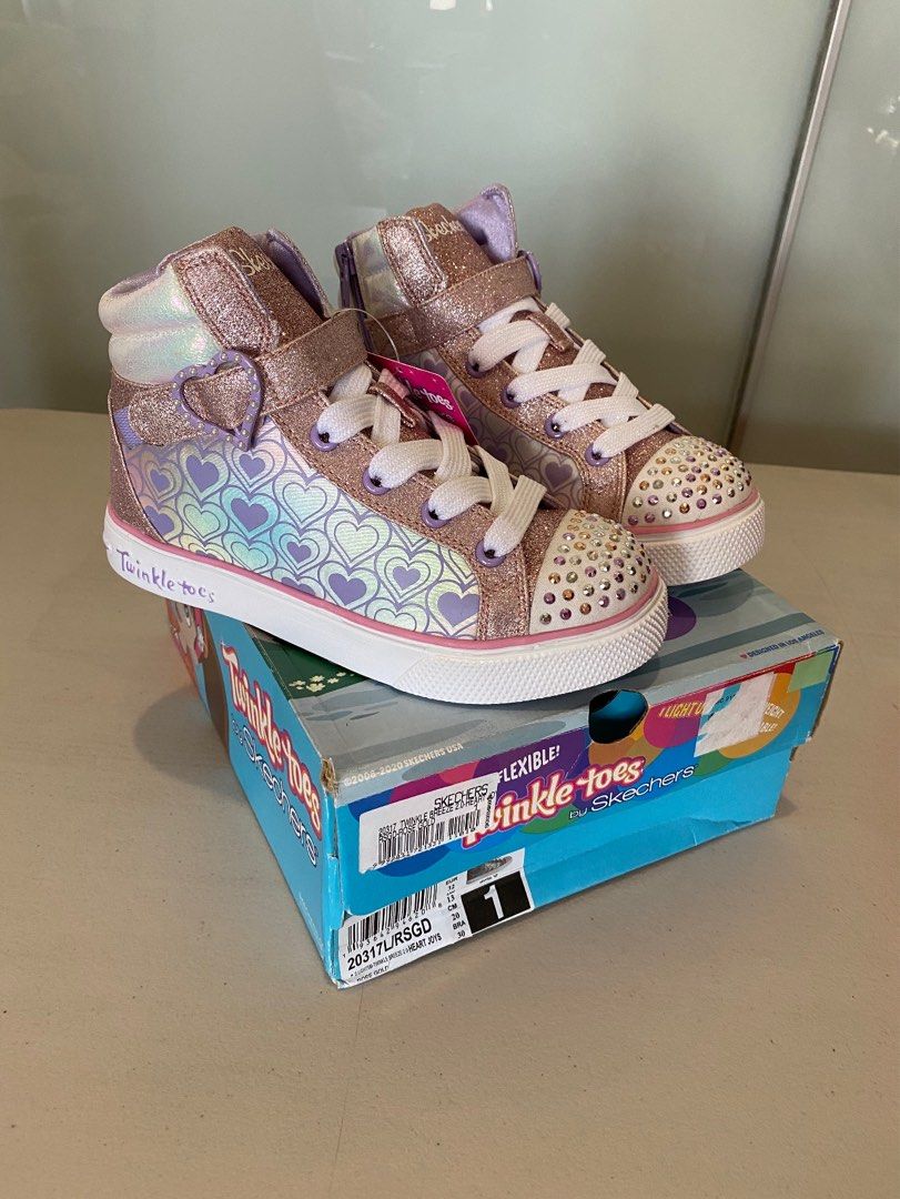 Skechers twinkle toes denim daisy discount