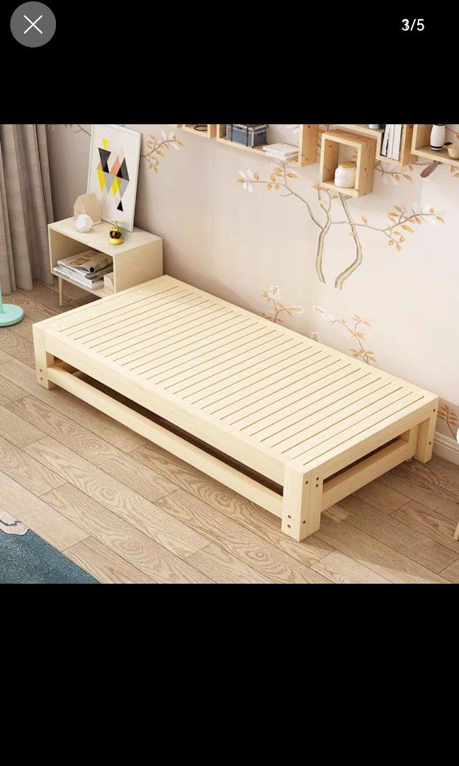 sliding bed frame, Furniture & Home Living, Furniture, Bed Frames
