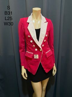 Small Hotpink Coat office casual blazer