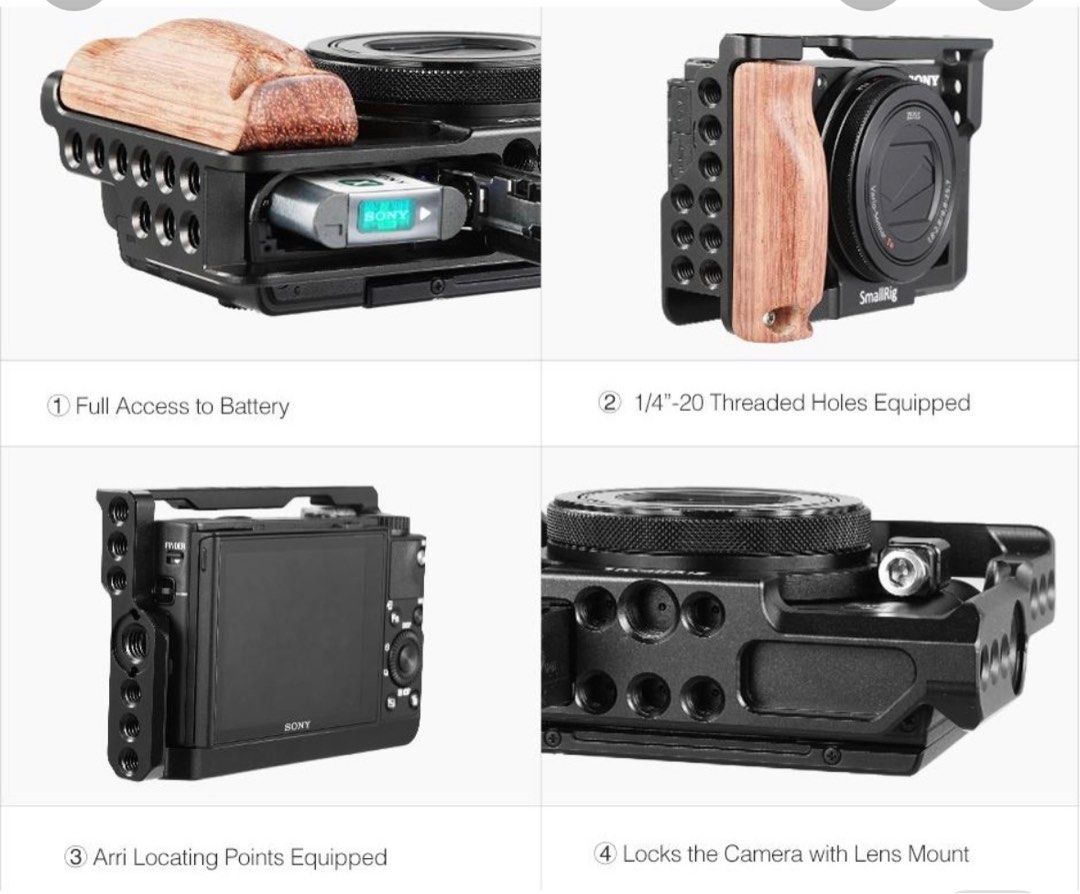 Sony Rx100 Rig SMALLRIG CAGE KIT FOR SONY RX100 III IV V 2105, Photography ...