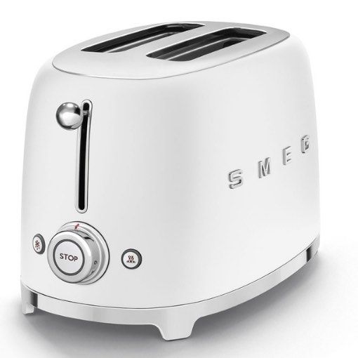 SMEG Glossy White Toaster, TV & Home Appliances, Kitchen Appliances