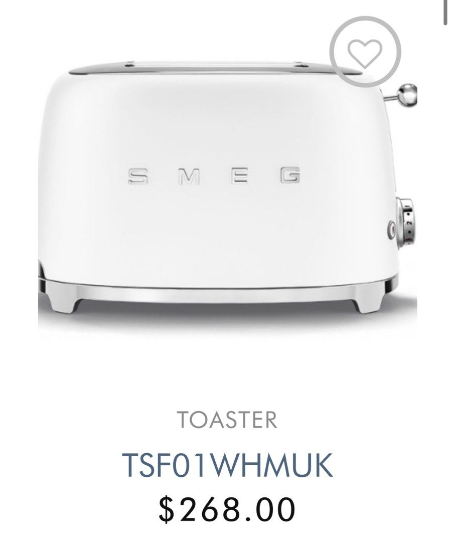 Toaster White TSF01WHMUK