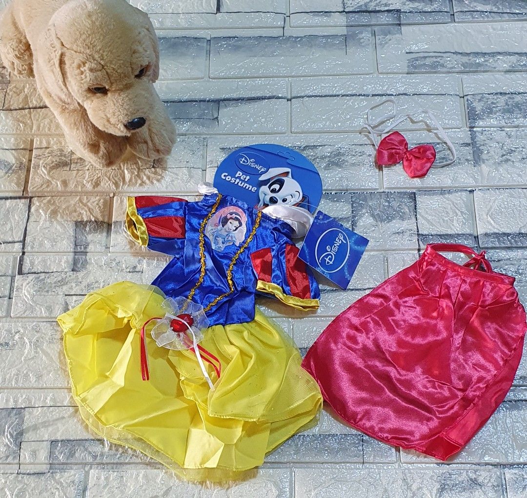 Dog snow white costume discount