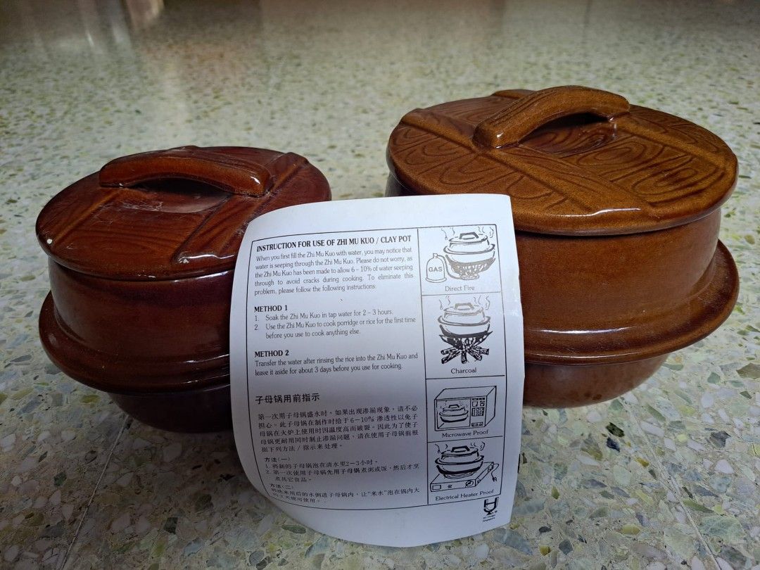 Claypot double boil, Furniture & Home Living, Kitchenware & Tableware