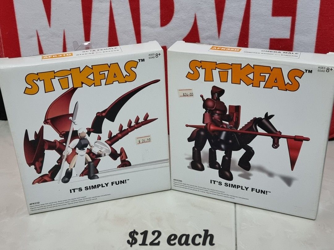 Hasbro Stikfas Model Kits, Hobbies & Toys, Toys & Games on Carousell