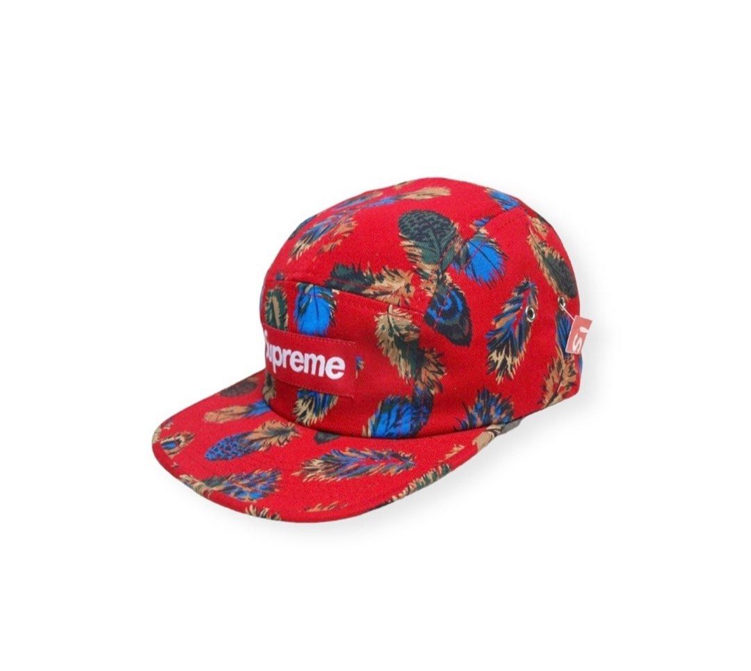 Supreme feathers camp cap shop