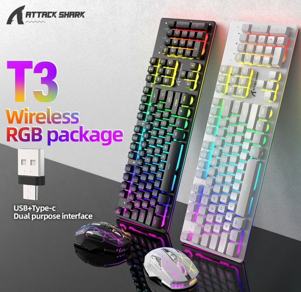 T3 RGB Gaming Keyboard With Mouse Set (H0257), Computers & Tech, Parts ...