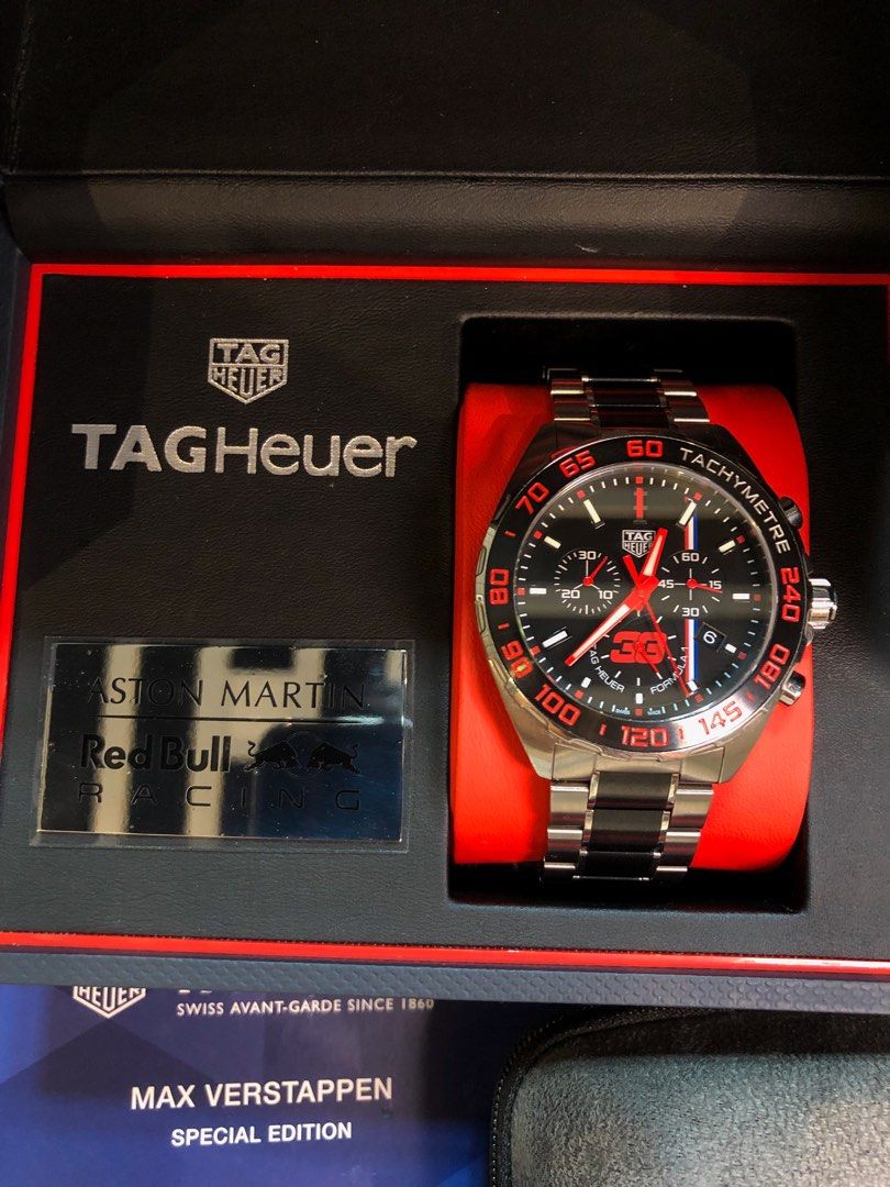 Tag heuer formula 1 max verstappen special store edition 2018