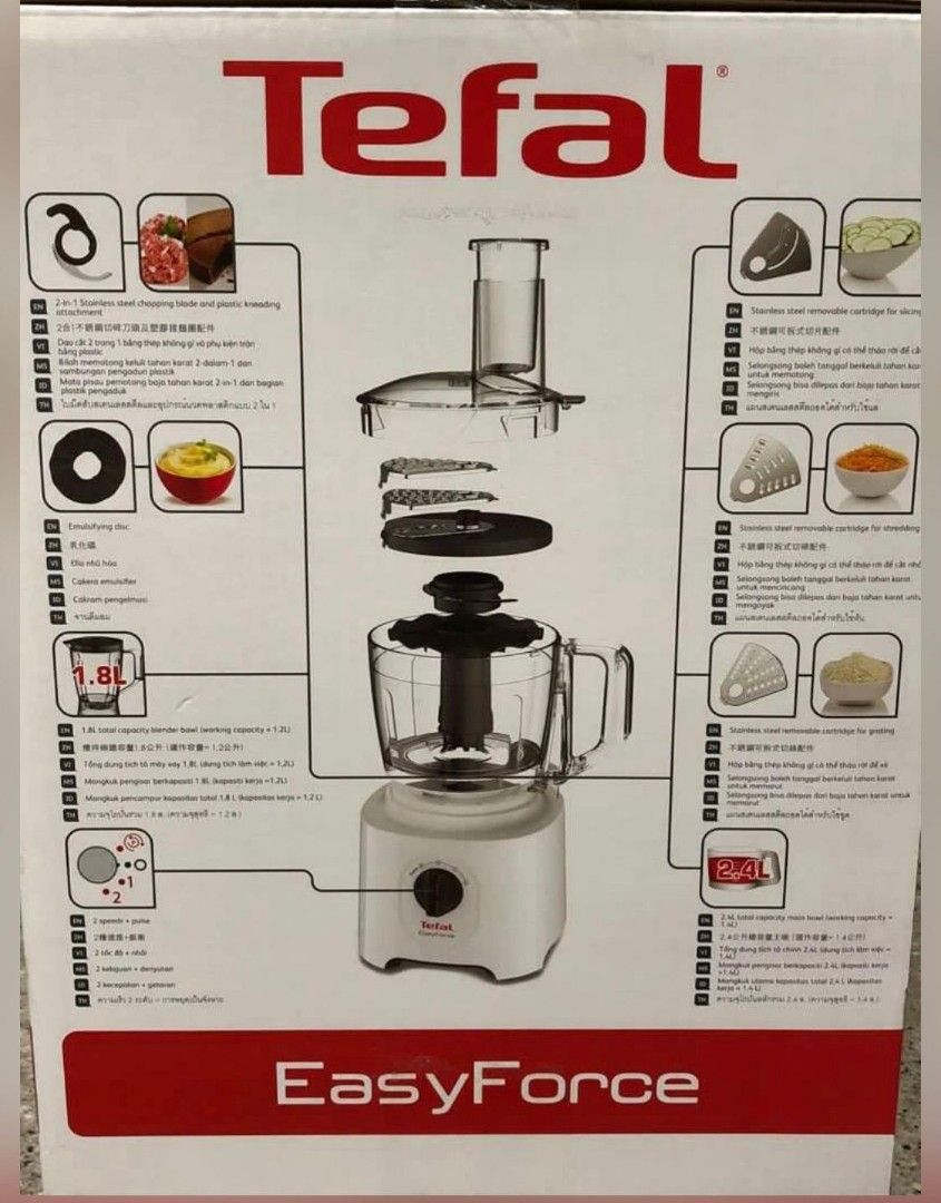 Tefal food processor, TV & Home Appliances, Kitchen Appliances, Hand