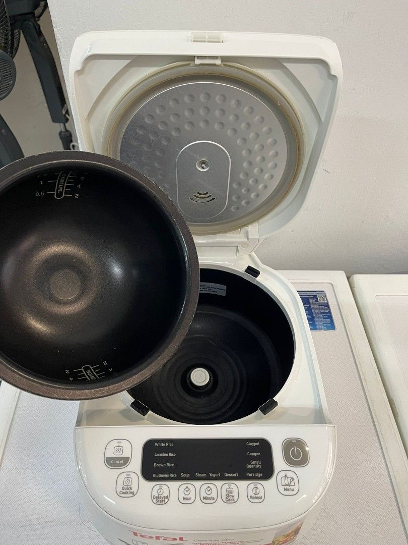 TEFAL RK808A DELIRICE PRO FUZZY LOGIC RICE COOKER (1.5L), TV & Home
