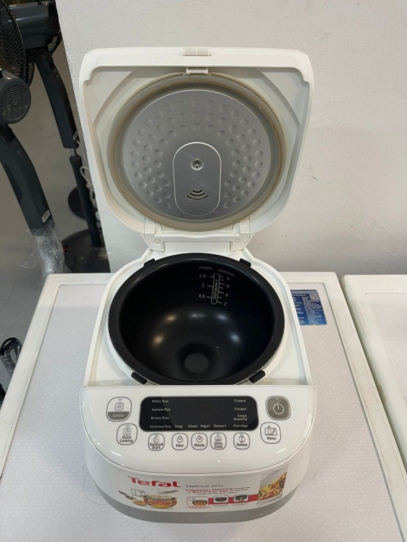 TEFAL RK808A DELIRICE PRO FUZZY LOGIC RICE COOKER (1.5L), TV & Home