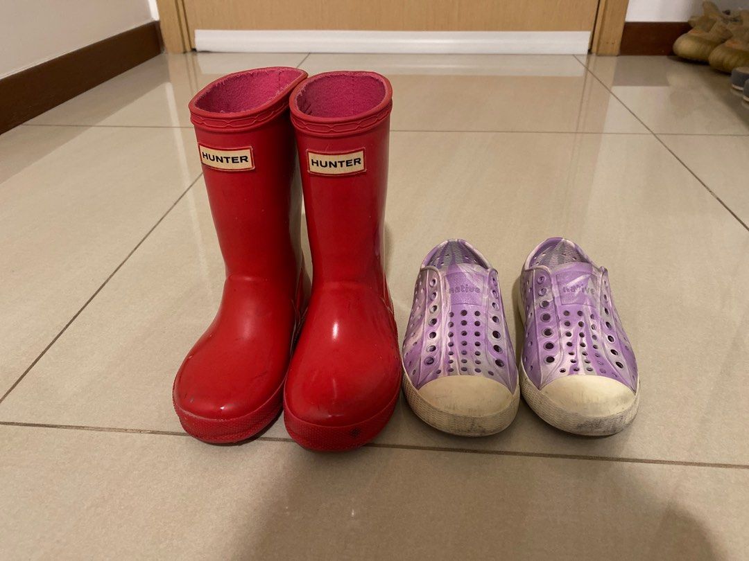 Hunter boots girl Converse Japan Native Babies Kids Babies