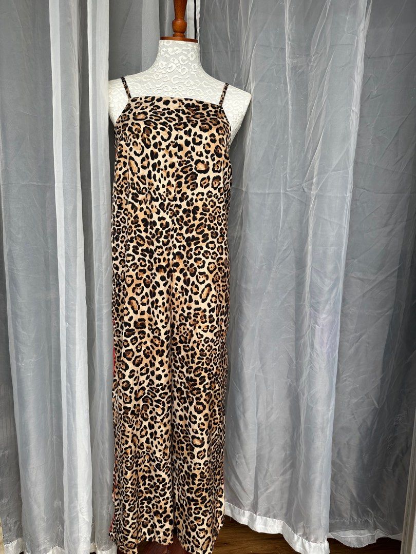 Topshop animal clearance print jumpsuit