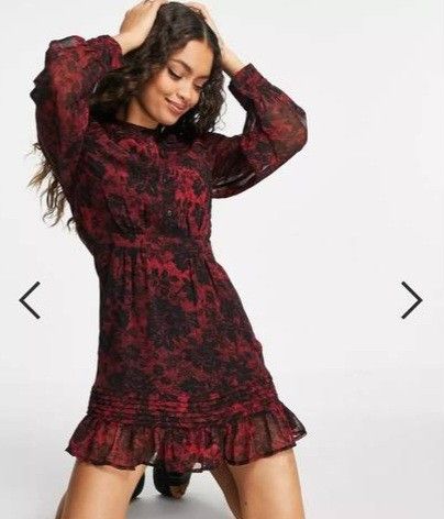 Topshop store pintuck dress