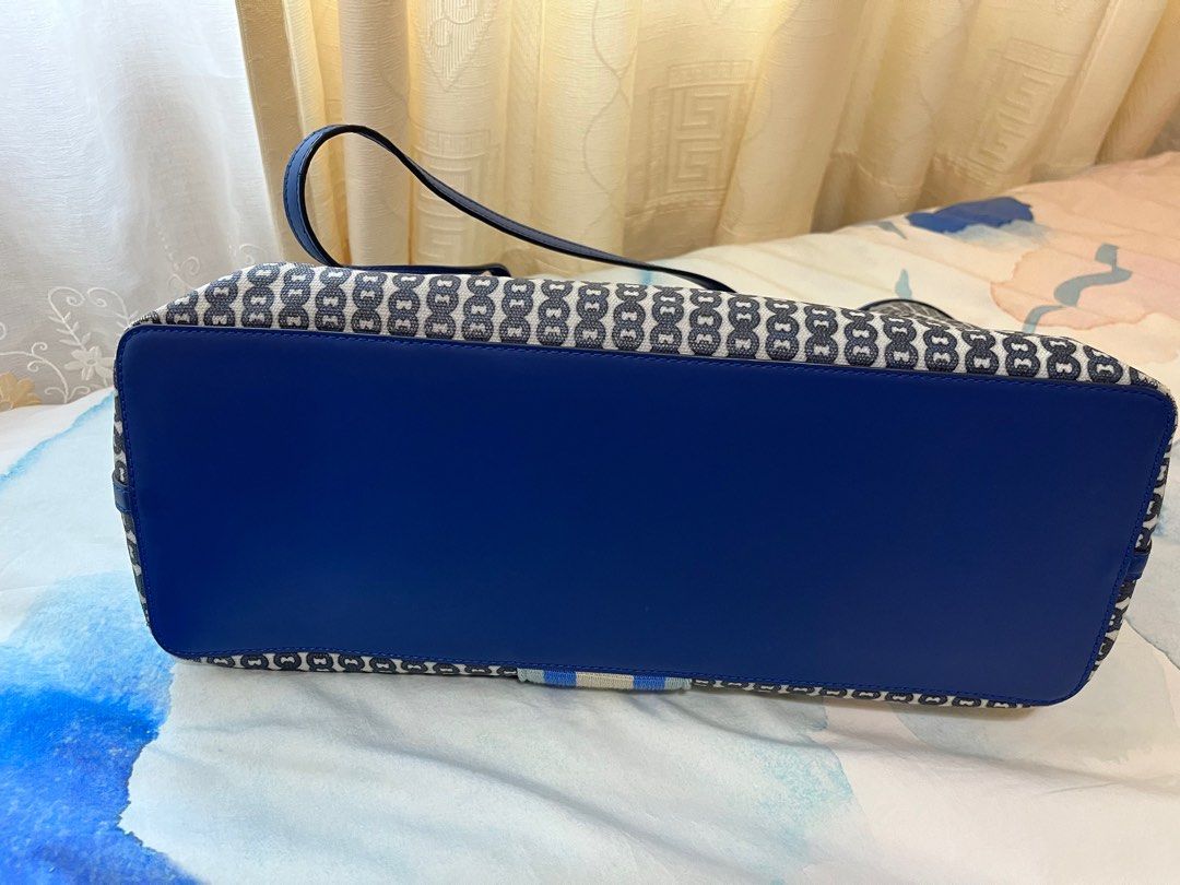 Blue tory burch tote online