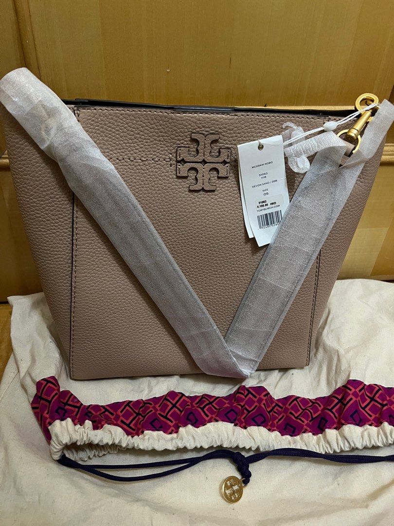 Tory burch mcgraw sales hobo devon sand