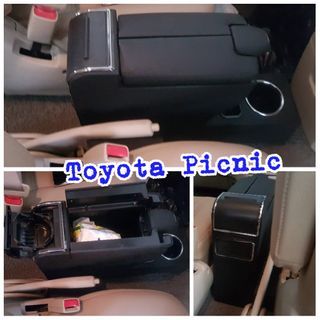 Toyota armrest console box VOXY PRIUS ISIS AQUA, free install