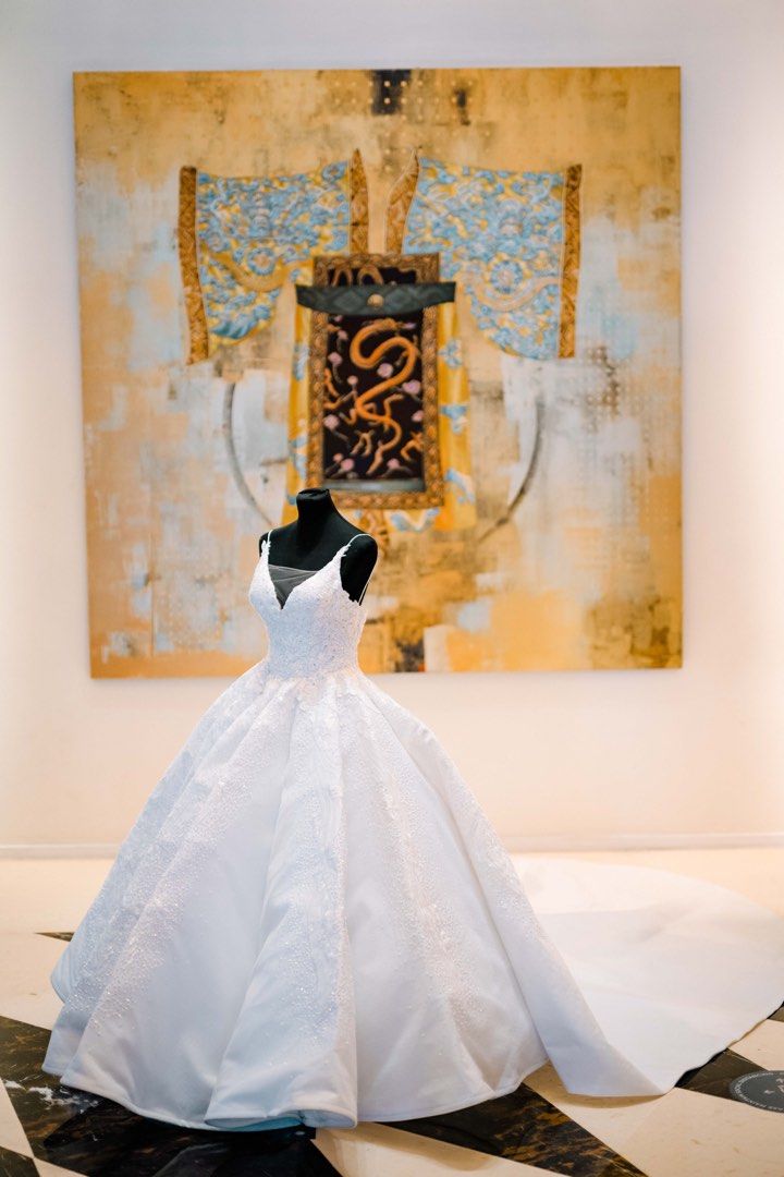 Gown umbrella cut clearance