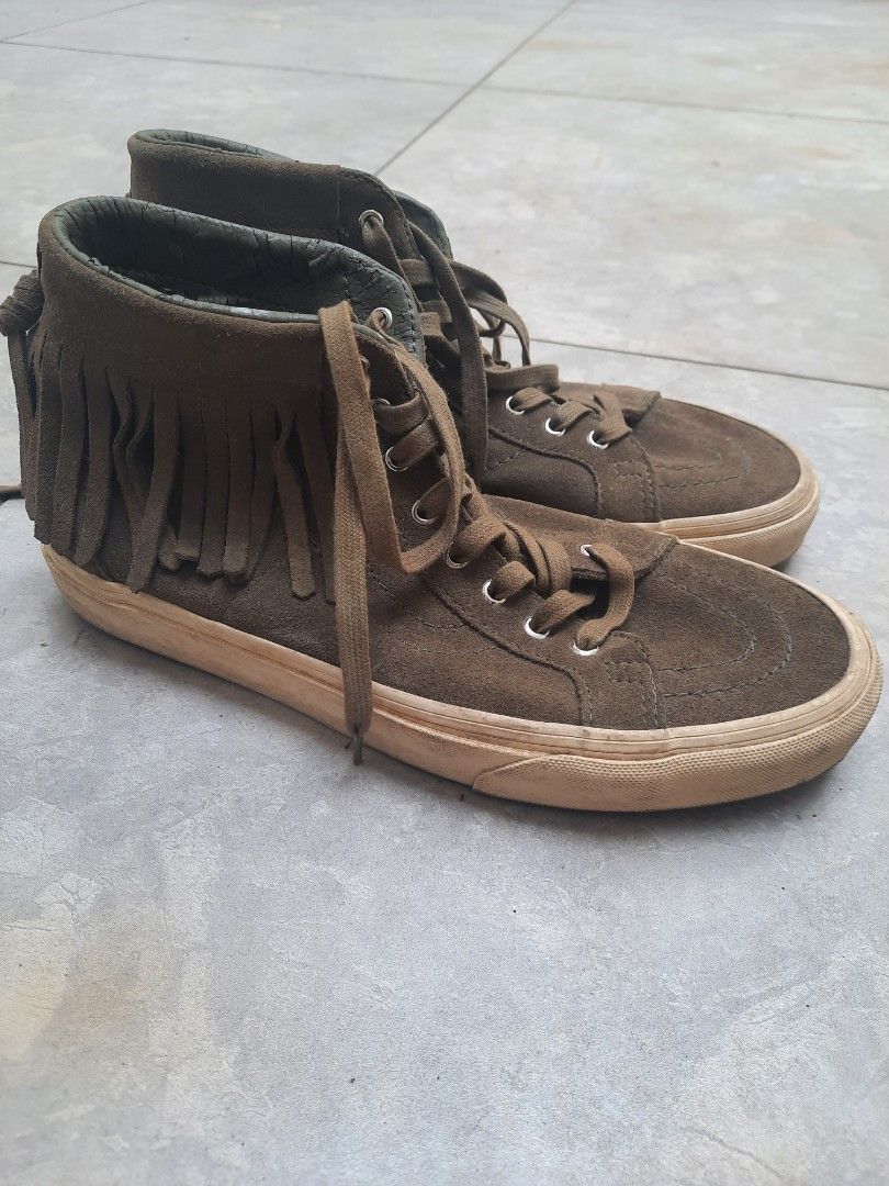 Vans fringe on sale high tops