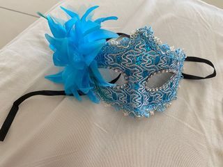 Venetian Party Mask Blue