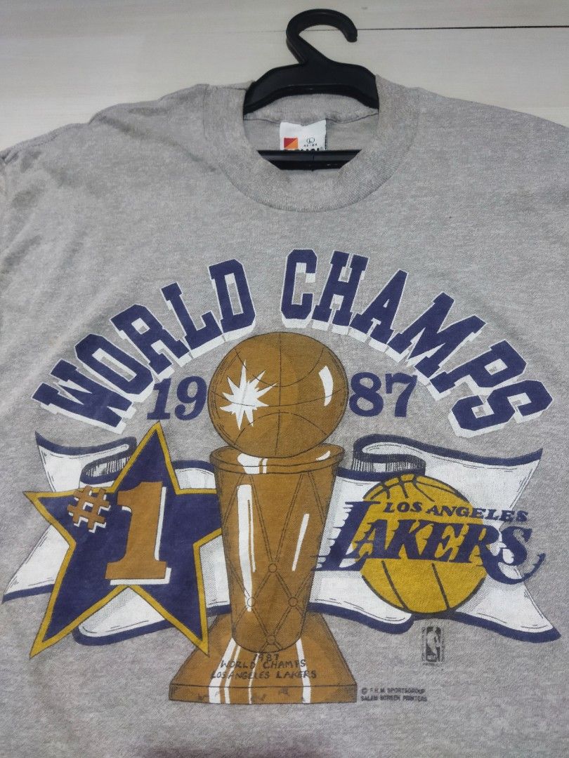 Wyco Vintage 1987 Los Angeles Lakers NBA World Champs Shirt