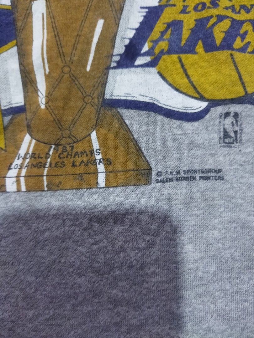 Wyco Vintage 1987 Los Angeles Lakers NBA World Champs Shirt