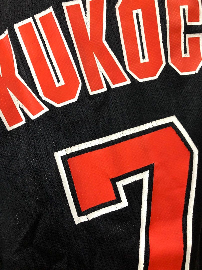 Chicago Bulls No 7 Jersey worn by Toni Kukoč as seen in The Last Dance