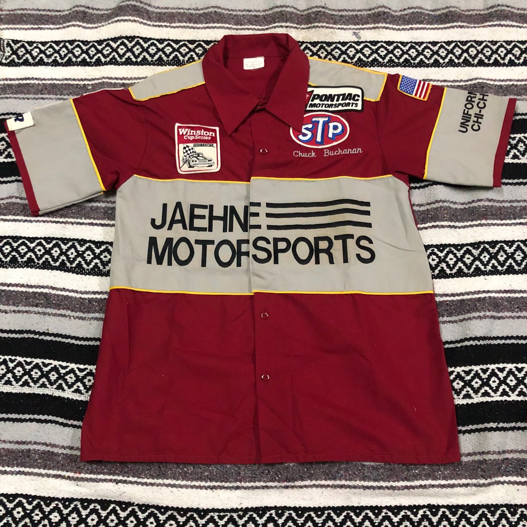 vintage nascar stp 76 champion motor racing uniform shirt usa, Men's ...