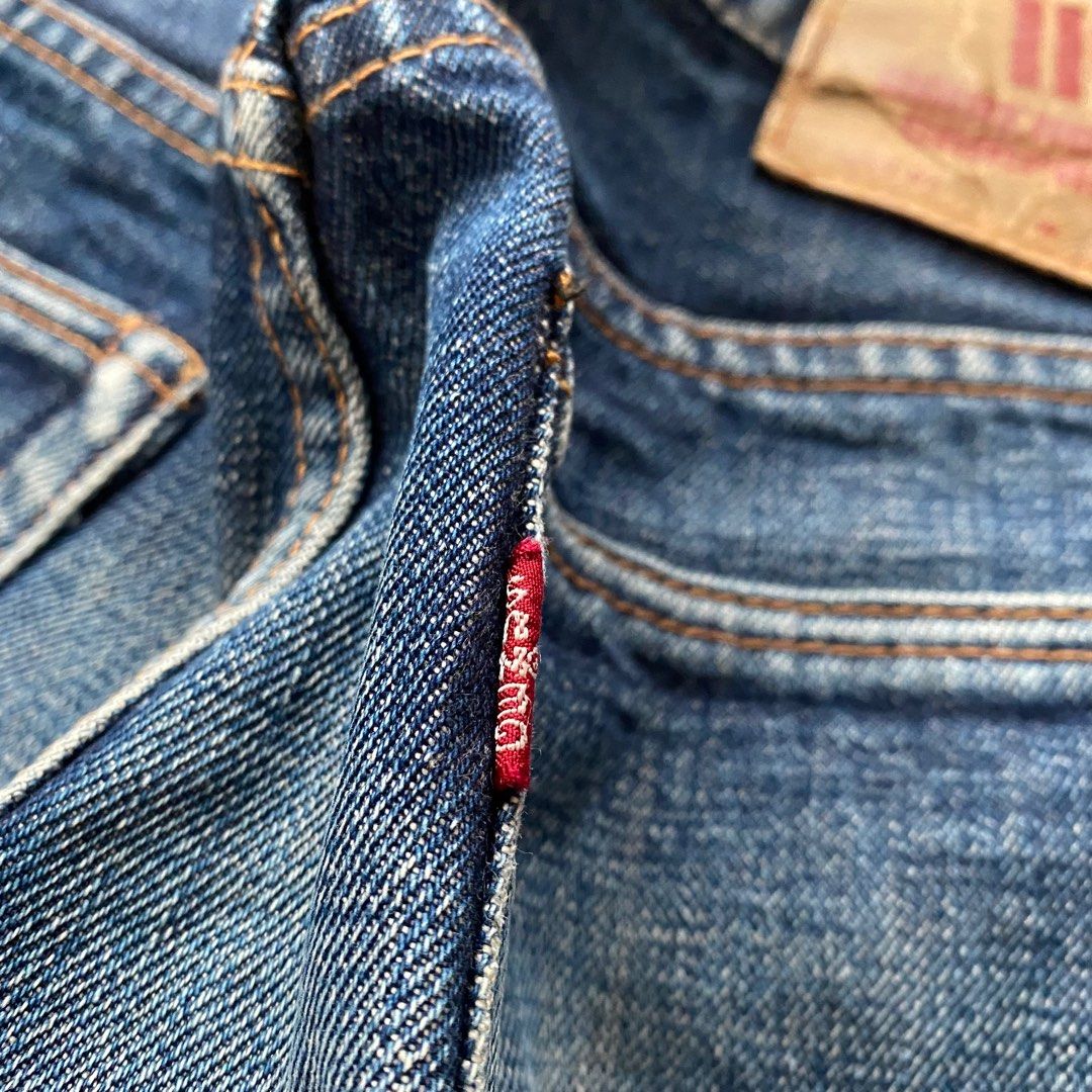 WAREHOUSE VINTAGE DENIM JEANS JAPAN REDLINE 牛仔褲日牛, 男裝, 褲